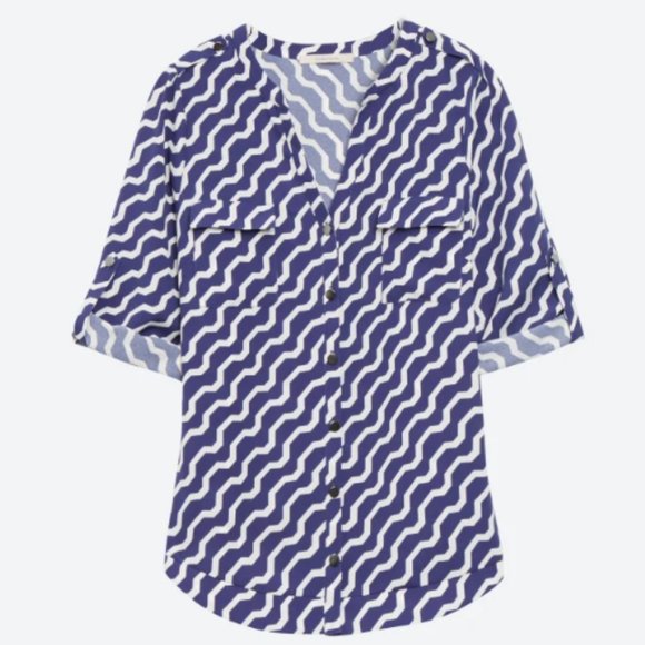 41 Hawthorn Tameron Button Down Blouse - Picture 2 of 2